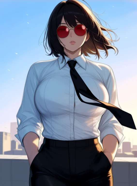 Loraappleapelstyle1appleapelstyle,detailed Background, Rooft...