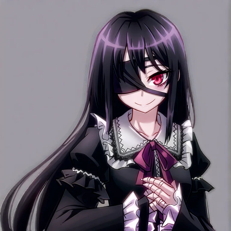 By Ray-kbys, Purple Bandage Over One Eye, Eyepatch, Ageha, P...
