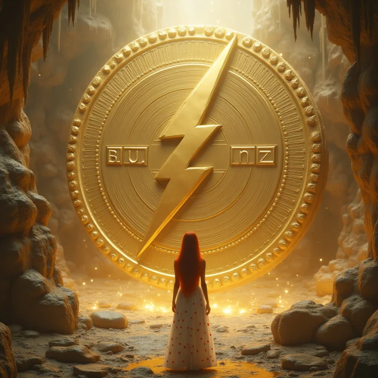 A Breathtaking Cinematic Photograph Of A Gigantic Luminous F...