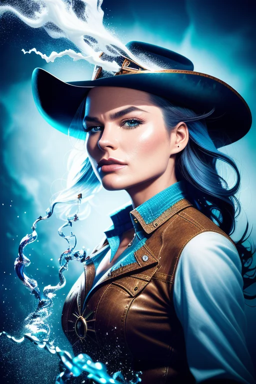 Cowgirl Modelshoot Style, Extremely Detailed Cg Unity 8k Wal...