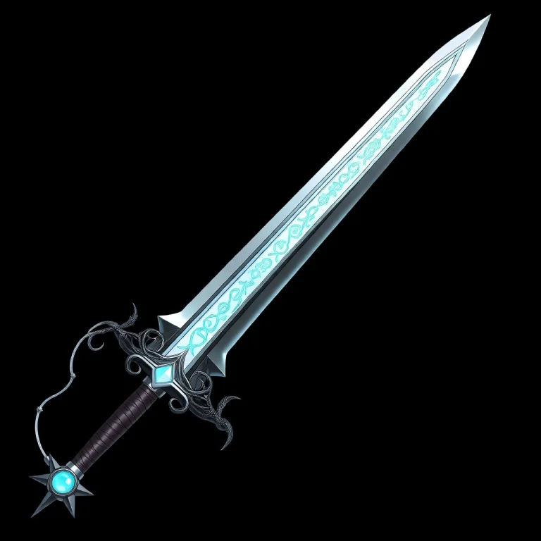 Single Weapon Only, Game Item Icon, Centered, Diagonal Compo...