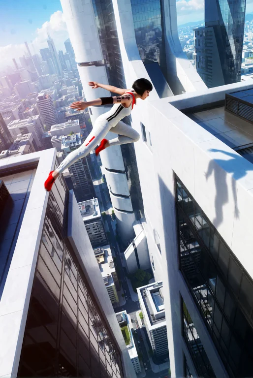 Faith Connors From Mirrors Edge Captured In An Epic, Breatht...