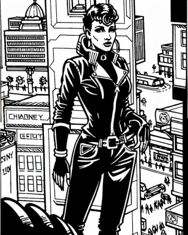Alloldrpgarts1 Monochrome, Greyscale, 1girl, Punk, Solo, All... — Stable Diffusion AI Prompt: AllOldRPGArtS1 monochrome, greyscale, 1girl, punk, solo, all_fours, jacket, jewe...