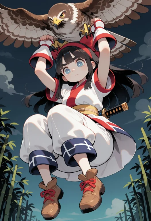 Masterpiece, Best Quality, Score9, Very Aesthetic, , Hawk, N...