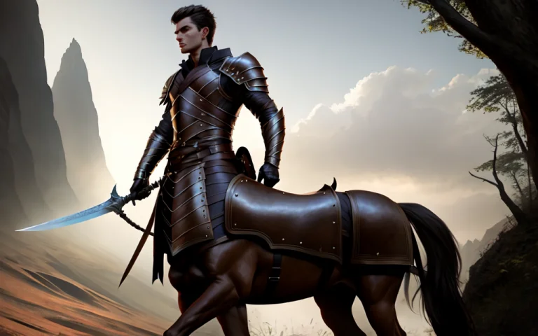 Photorealistic Photo Of A Handsome Young 1male Ranger,centau...