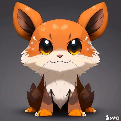 Samdoesarts Style1.3 A Cuddly Bistre Dirt1.2 Goldfish Pokemo...