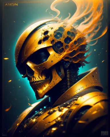 Fantasy Skull Astronaut, Ethereal Background, Abstract Beaut... — Stable Diffusion AI Prompt: Fantasy skull astronaut, ethereal background, abstract beauty, explosive volumet...