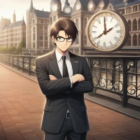 Masterpiece, Best Quality, Clock Style, Robot, Gentleman Out... — Stable Diffusion AI Prompt: (masterpiece), best quality, clock style, robot, gentleman outfit, clock city