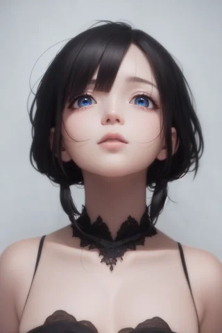 Best Quality, Masterpiece,black Hair, Blue Eyes, Looking Up,... — Stable Diffusion AI Prompt: best quality, masterpiece,Black hair, blue eyes, looking up, upper body