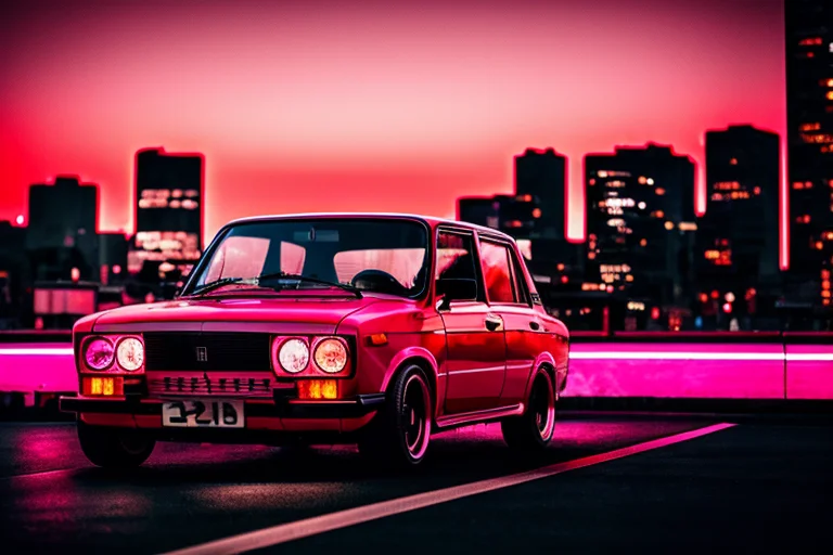 Analog Style,jdm, A Black Car Drifting On The Streets Of Tok...