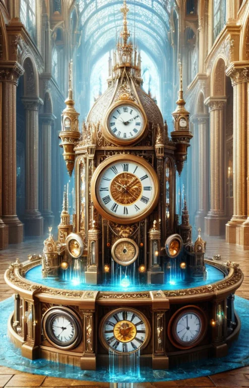 Clockstyle, Loraclockstyle-0000090.6 Radiant Fountain Made O...