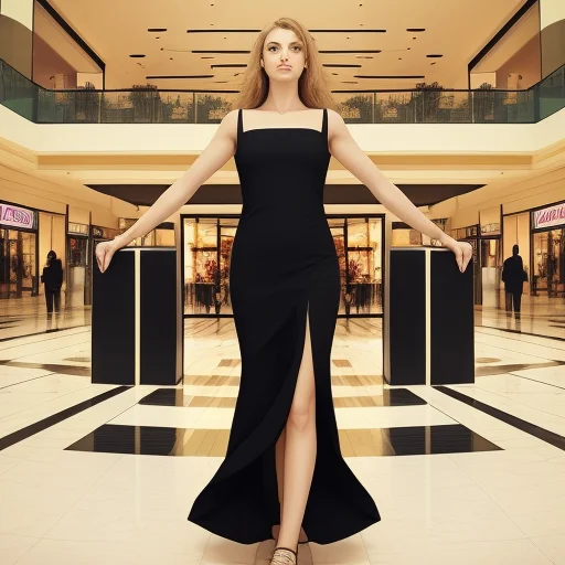 Woman In A Mall