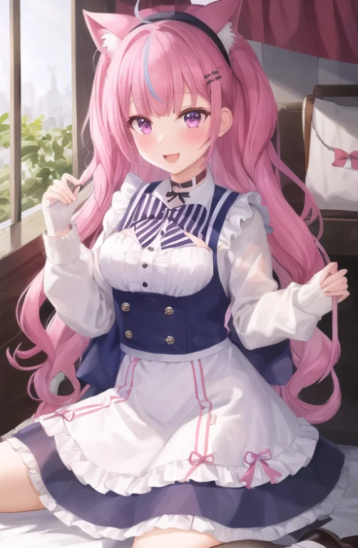 Best Quality,high Quality,1girl,minatoaquahololivev100.7