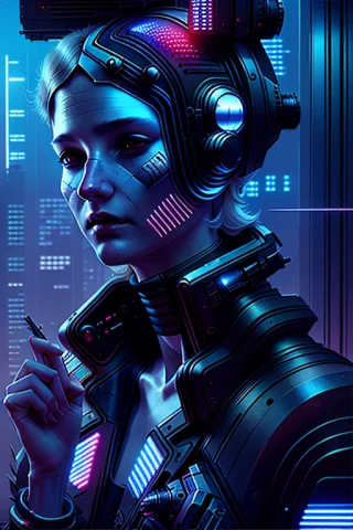 A Cyberpunk Woman At Night,art — Stable Diffusion AI Prompt: a cyberpunk woman at night,art