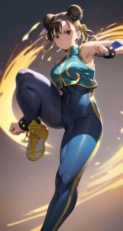 4k, Full Body, Ambient Lighting, 1girl, Street Fighter, Figh...