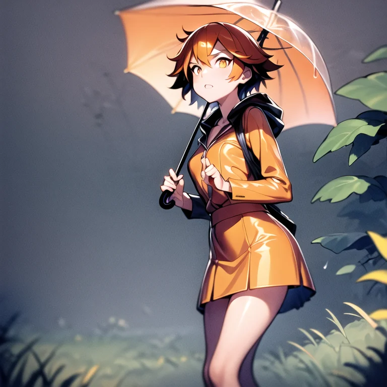 1girl, Solo, Loralxnadia1, Short Orange Hair, Full Height, R...