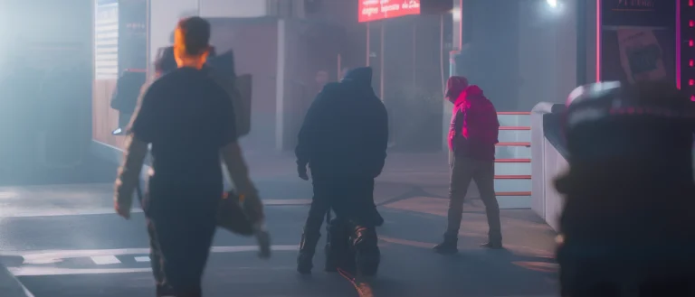 Photo, Scifisteampunkcyberpunk Cloudy, Lensflares, Neon Ligh...