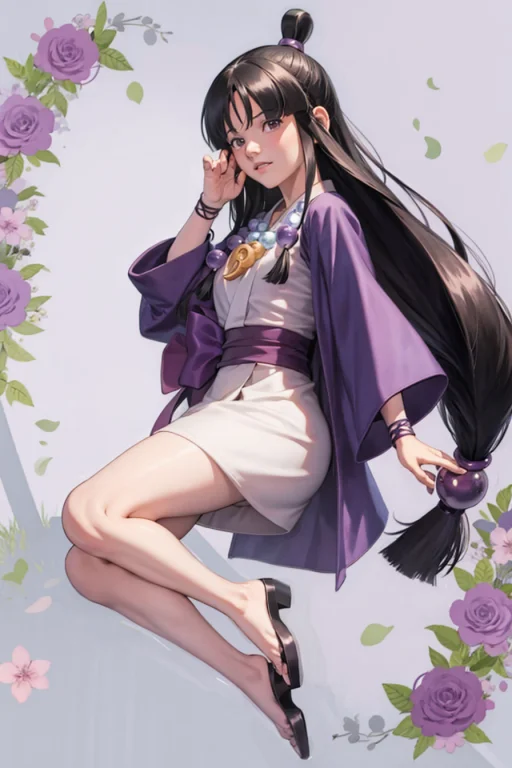 Masterpiece, Best Quality,maya Fey, 1girl, Solo, Black Hair,...
