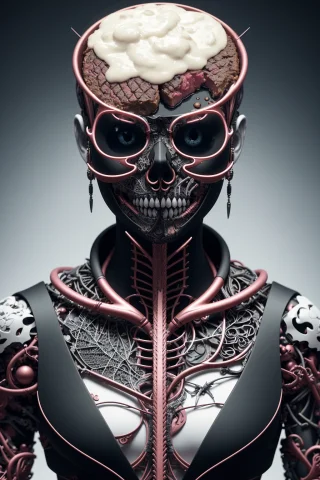 Complex 3d Render Ultra Detailed Of A Beautiful Death Angel,... — Stable Diffusion AI Prompt: complex 3d render ultra detailed of a beautiful death angel, biomechanical cybor...