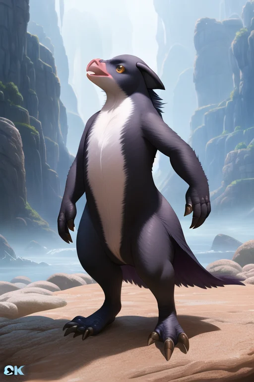 Majestic Glorious Fantasy Niffler, Full Body, 2k, 4k, 8k, Be...