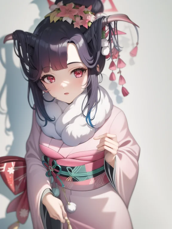 8k,high Quality,1girl,fuuka Blue Archive, Kimono