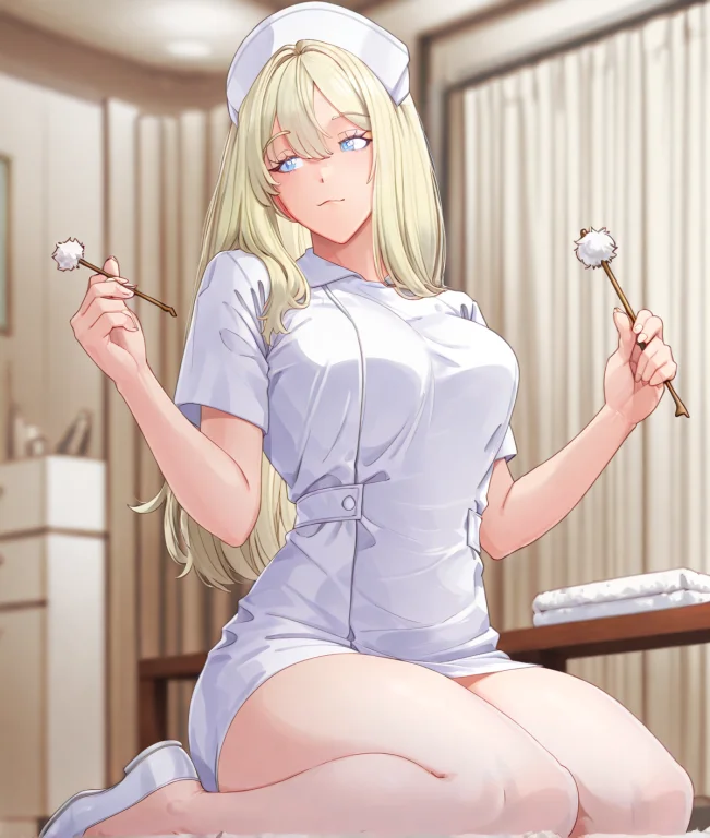 Lorajafarerostyle1jafarerostyle, 1girl, Fullbody, White Nurs...