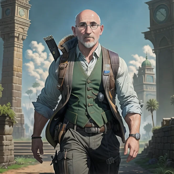 Mortnobodyd As Man In Uncharted Video Game Character Adventu...