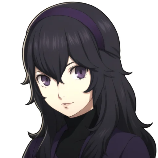 1girl, Portrait, Solo, White Background, Hex Maniac Pokemon,...