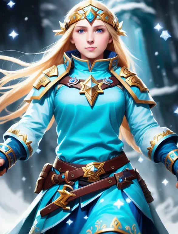Photorealistic, Crystal Maiden From Dota 2, Cute And Pretty,...
