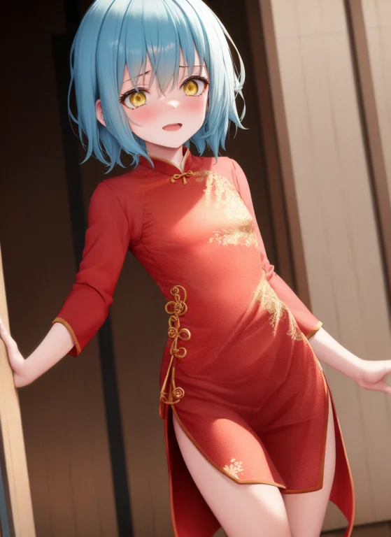 1girl, Absurdres, Hires, In The Style Of Dkrimuru, Qipao, Ch...