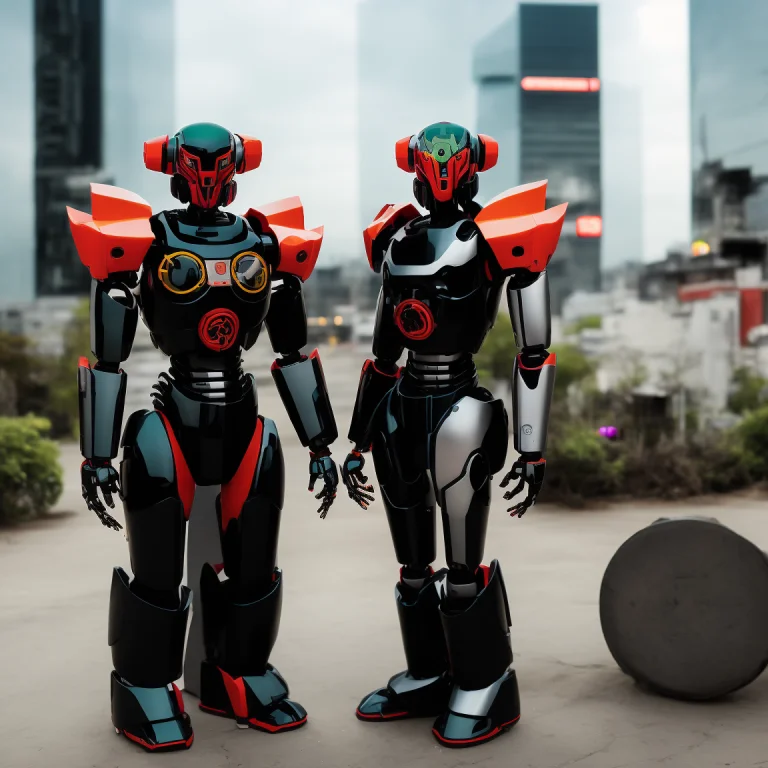 Junglepunk0.5 Wwone Tokyorobots Standing, Looking Directly I...