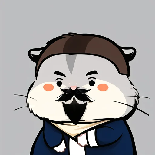 Xiaoyuehan,hamster,brownhair,simplebackground, Whitebackgrou...