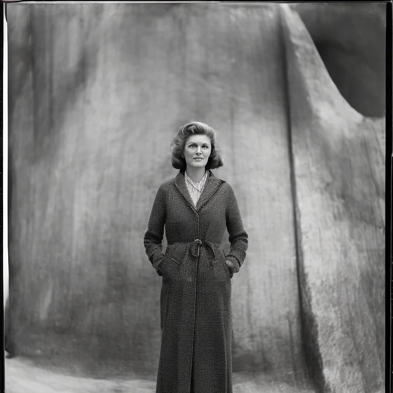 Oldpt Woman Photograph, Full Body, Large Format, Analogfilm7...