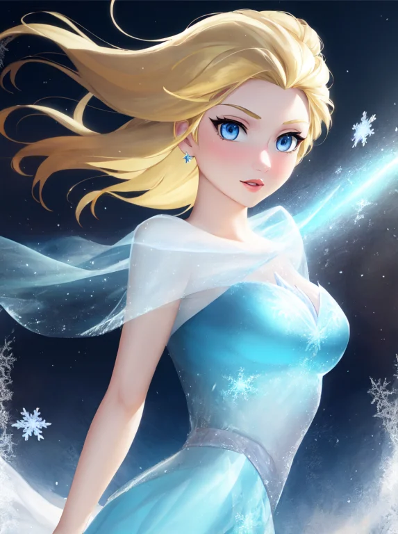 Unreal Engine 5 Of Elsa From Frozen, Disney Style, Frozen Di...