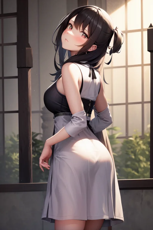 Masterpiece, Best Quality, Highres, 1girl, Standing, From Be...