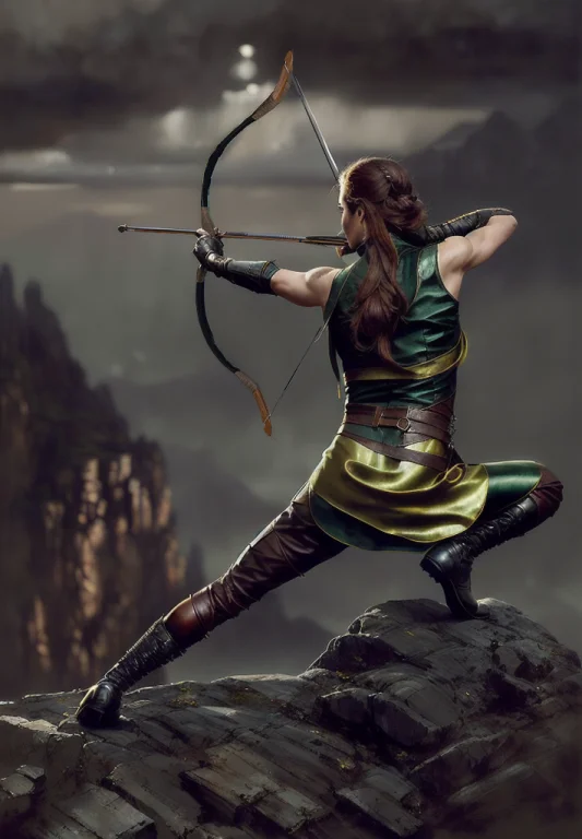 Back View, Rogue Thief1.5 Female Wearing Full Body Multiple...