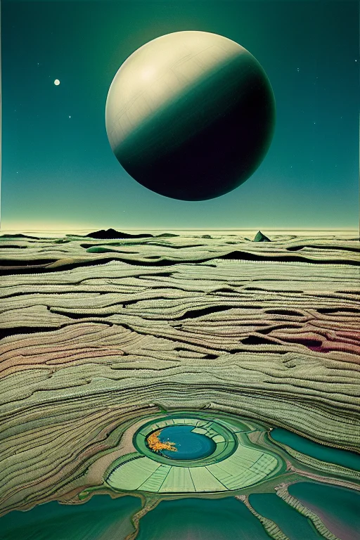 Whole Lush Planet, Inside A Glass Orb, Floating In Space1.1...