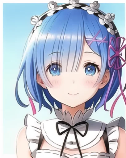 Rem3-26000.7, Rem,rezero,highres,masterpiece1.0,white Backgr...