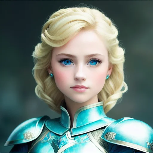 Best Quality, Masterpiece, Portrait, Knight Princess With Bl...