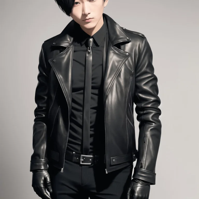 1man, Bachelor, Black Gloves, Black Hair, Black Jacket, Broo...