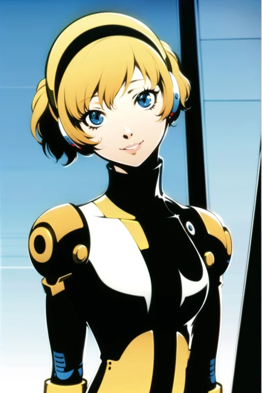 Soejima Shigenori, Persona, Aegis Persona, 1girl, Android, B...