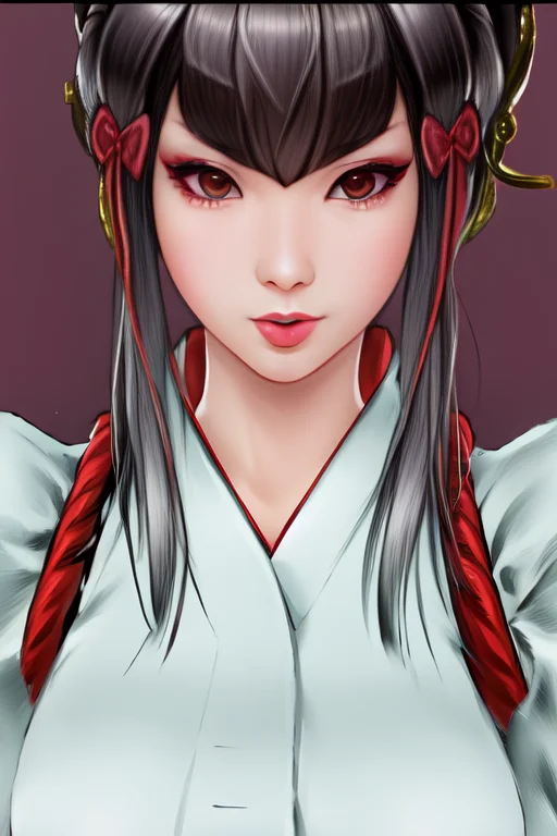 Msmkazumi, Upper Body Portrait, Akanbe, Tongue Out, Finger T...