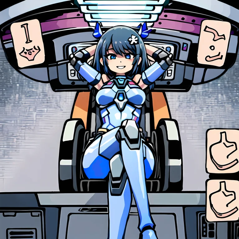 Masterpiece, Best Quality 1girl Mature Robotjoints Mechanica...