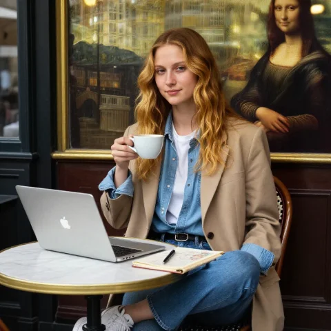 A Renaissance Oil Painting In The Exact Style Of Leonardo Da... — Stable Diffusion AI Prompt: A Renaissance oil painting in the exact style of Leonardo da Vinci's Mona Lisa....