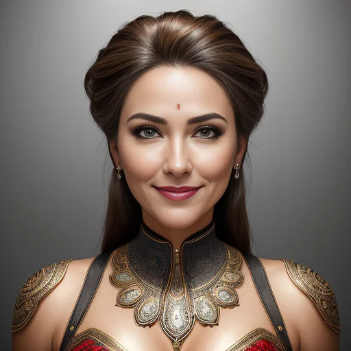 Portrait Front Facing View, Highly Detailed, Hdwoman, Figure...