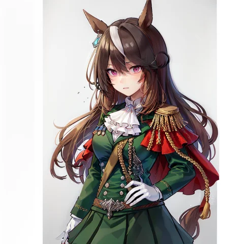 Masterpiece, Best Quality,lorasymboli Rudolf0.7,1girl,horse... — Stable Diffusion AI Prompt: ((masterpiece, best quality)),,1girl,horse ears,((portrait)),medal