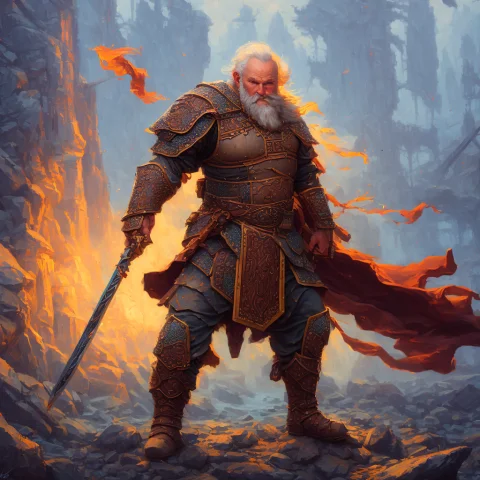 Medieval Dwarf Warrior, Adventurous, Dim Lighting, Dgtl — Stable Diffusion AI Prompt: medieval dwarf warrior, adventurous, dim lighting, dgtl