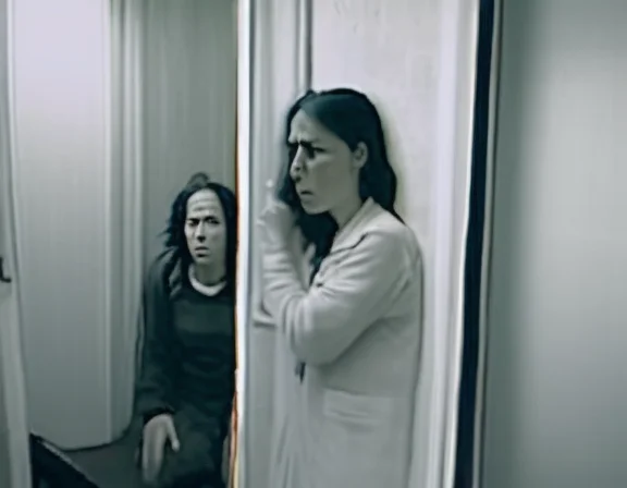 A Angry Woman At Room