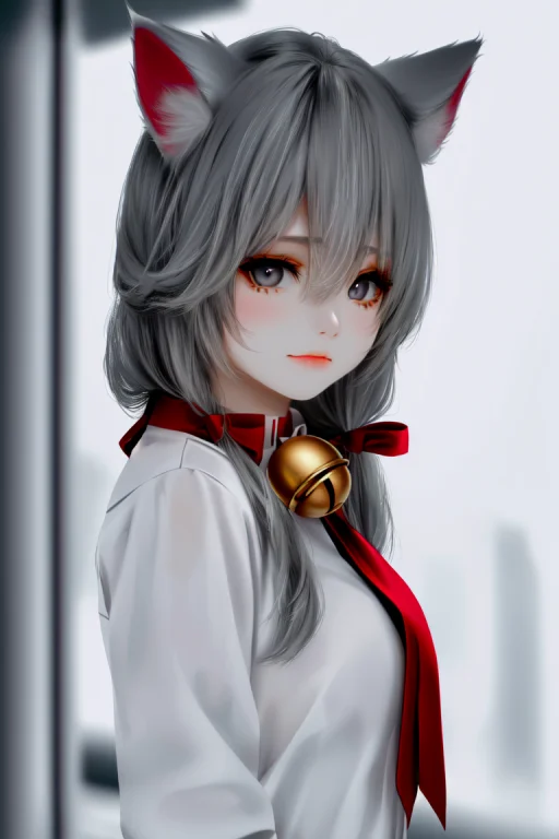 Skistyle, 1girl, Solo, Animal Ears, Long Hair, Looking At Vi...