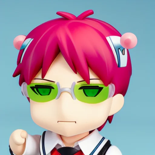 Nendoroid Figurine Boring-psychic 1boypinkhairgreenglassesan...